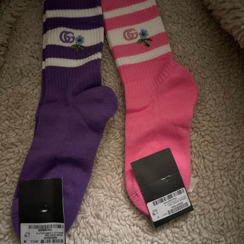 Gucci Embroidered Socks